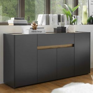 Brandolf Modernes Sideboard in Anthrazit und Wiöldeiche Optik 170 cm breit