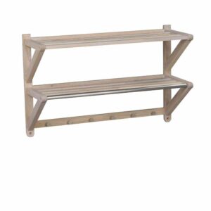 TopDesign Hängegarderobe aus Eiche Massivholz 80 cm breit