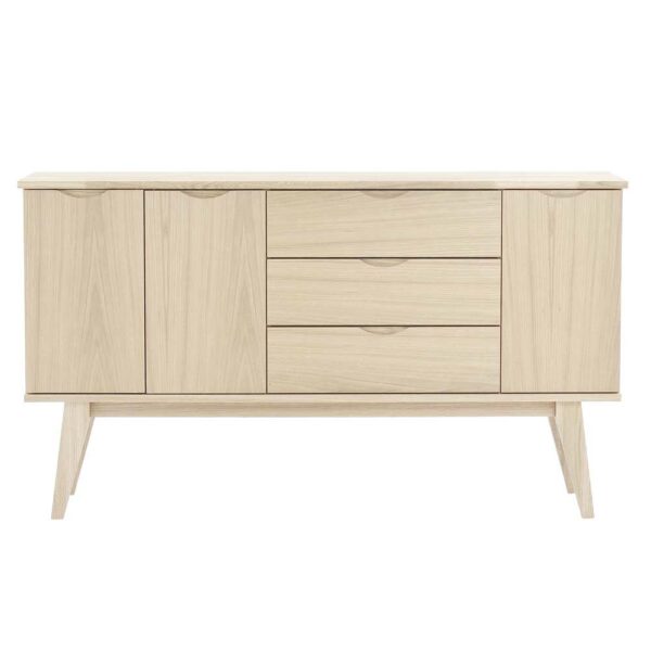 TopDesign Sideboard aus Eiche White Wash 150 cm