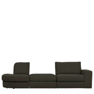 Basilicana Modul Sofa Kombination in Anthrazit 44 cm Sitzhöhe