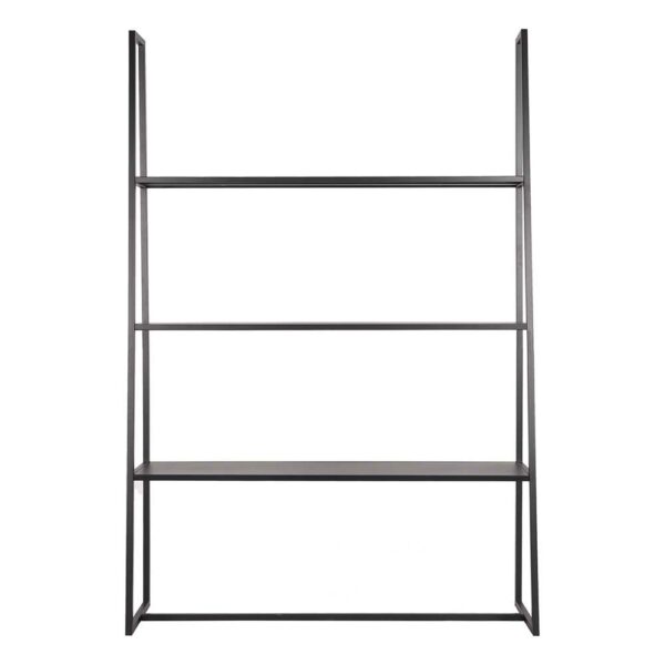 Möbel Exclusive Raumteiler Regal in Schwarz 125 cm breit
