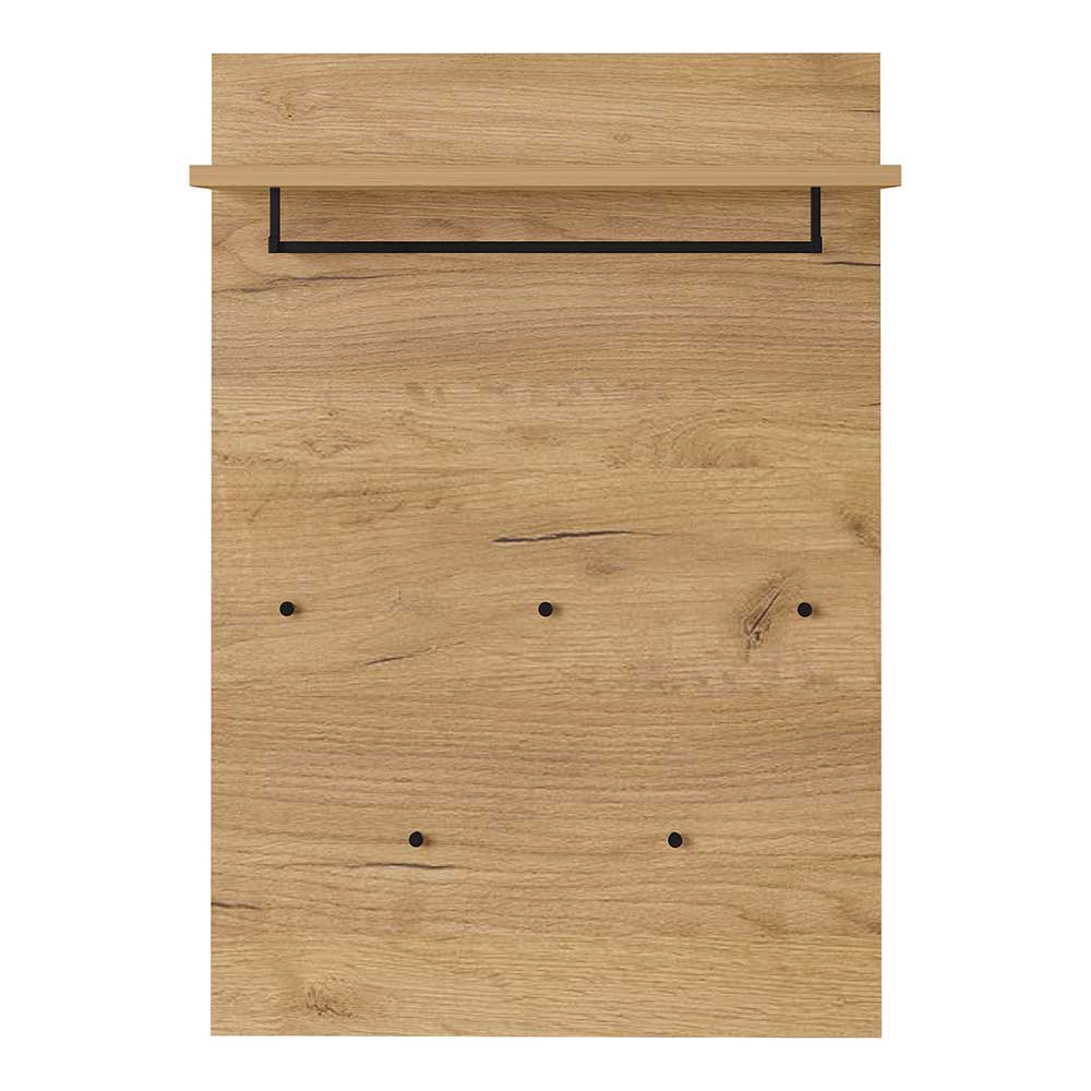 Möbel Exclusive Garderobe in Wildeichefarben 75 cm breit und 110 cm hoch