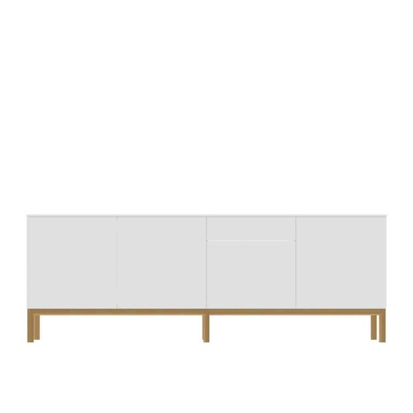 Doncosmo Esszimmer Sideboard in Weiß Eiche 240 cm
