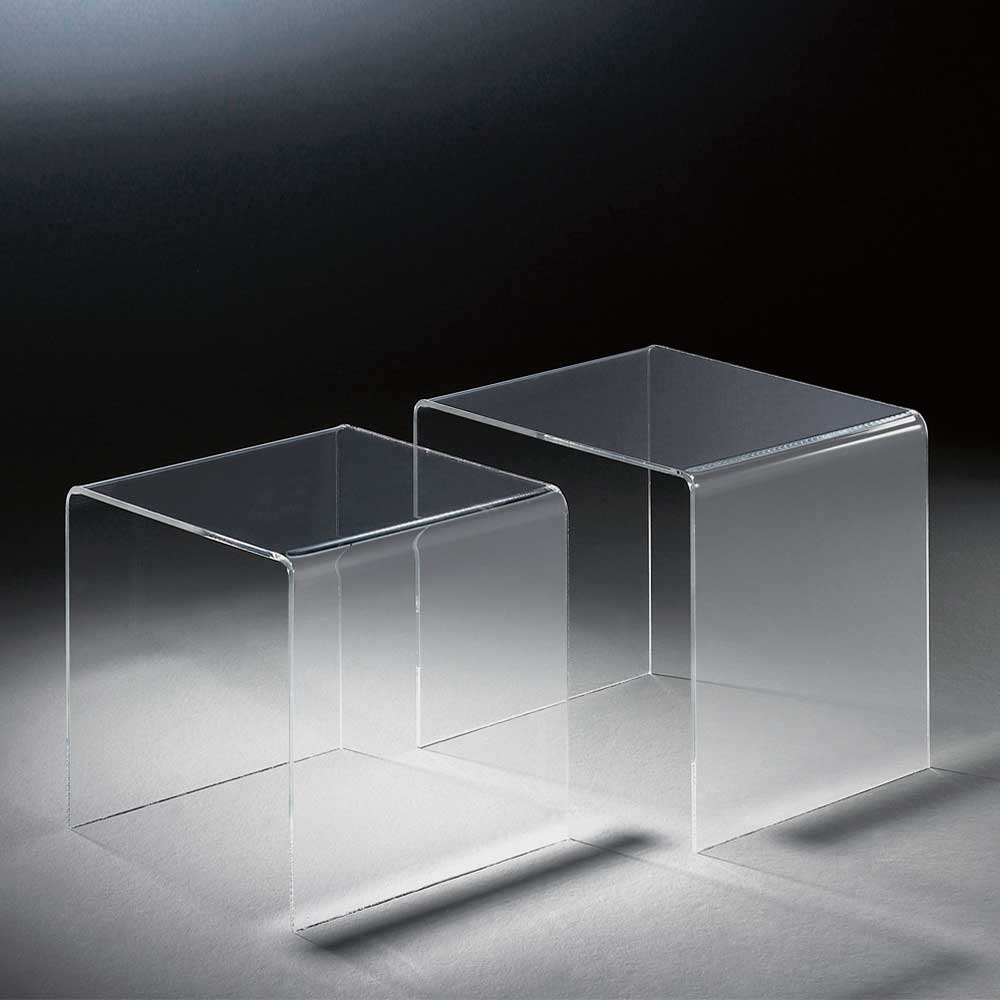 TopDesign Beistelltisch Set aus Acrylglas online kaufen (zweiteilig)