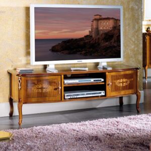 Basilicana TV Board mit Nussbaum furniert Barock Design