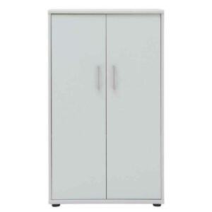 Basilicana Weißer Aktenschrank 2 türig 111 cm hoch