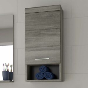 Möbel4Life Badezimmer Hängeschrank modern 37 cm breit offenem Fach