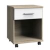 Star Möbel Schreibtisch Container mit Rollen mit einer Schublade 58 cm hoch