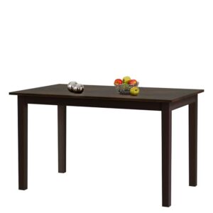 Möbel4Life Küchen Tisch Schwarzbraun im Landhausstil 120 cm breit