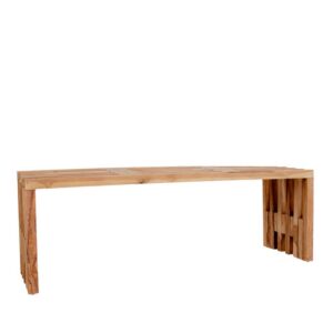 4Home Sitzbank aus Teak Massivholz 140 cm breit