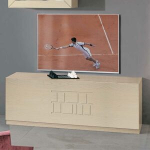 Basilicana TV Tisch in Esche hell furniert 120 cm breit