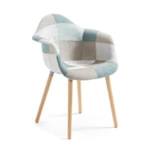 4Home Design Stuhl in Bunt gemustert Armlehnen (2er Set)