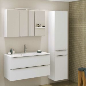 Star Möbel Design Möbel Kombi für Badezimmer Weiß (dreiteilig)