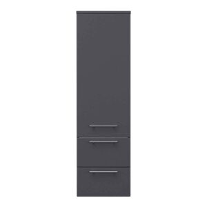 Möbel4Life Bad Seitenschrank in Anthrazit 120 cm hoch