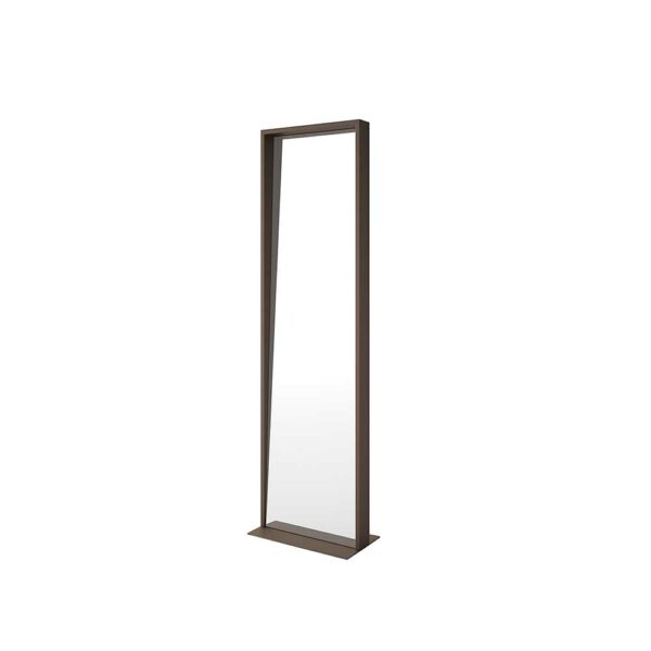 Violata Furniture Stehender Spiegel aus Metall 50 cm breit