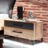 Star Möbel Nachttisch Kommode mit Bügelgestell aus Metall Industry und Loft Stil
