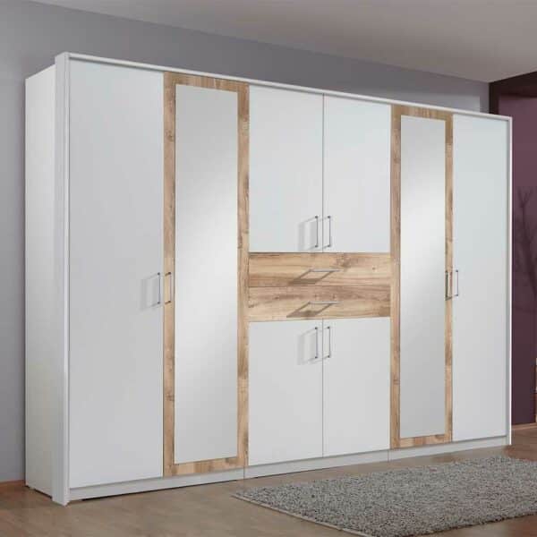 Star Möbel Schrank Schlafzimmer groß in modernem Design Spiegeltüren