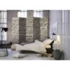 4Home Paravent in Sandstein Optik modern