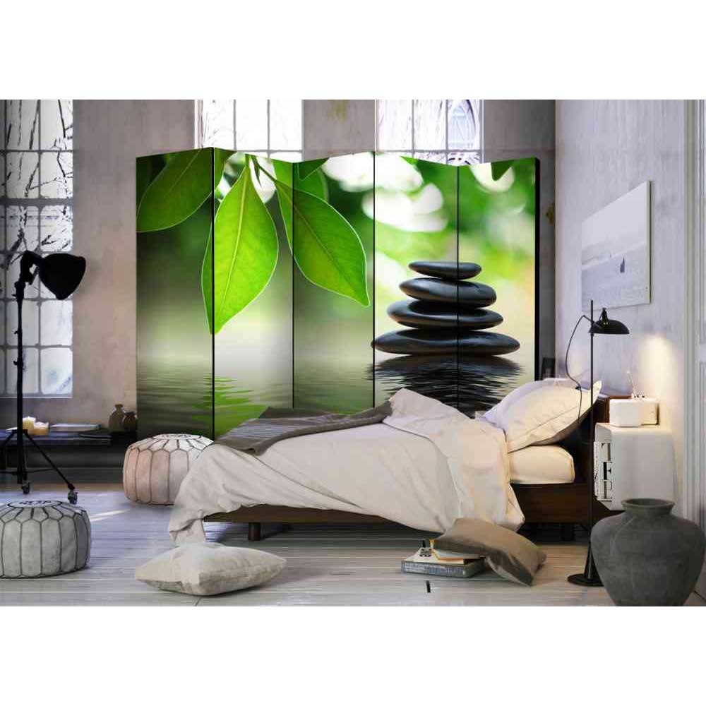 4Home Spa Paravent im Zen Design 225 cm breit