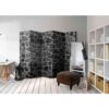 4Home Spanischer Raumteiler mit Steinmauer Motiv 5 teilig