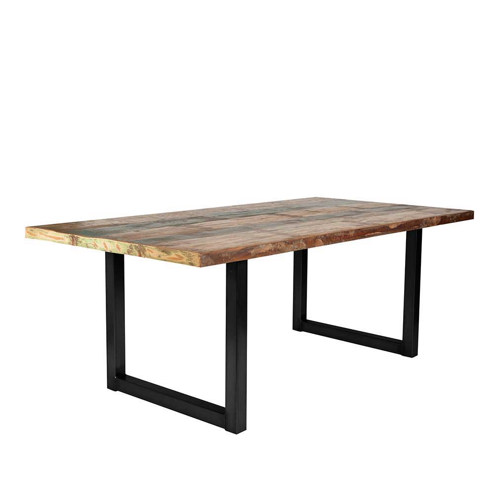 Möbel Exclusive Tisch aus Recyclingholz Stahl