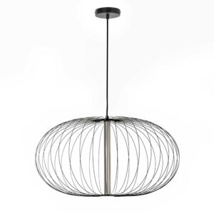 Basilicana Deckenlampe aus Metall Schwarz