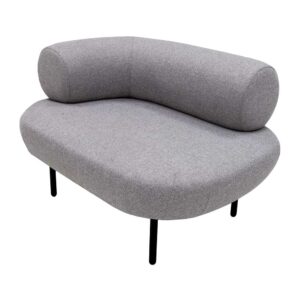 Doncosmo Sitzsofa in Grau Webstoff 65 cm hoch