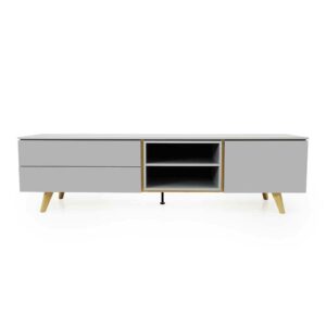 Doncosmo TV Sideboard in Grau und Eiche 210 cm breit