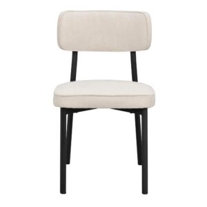 TopDesign Esstisch Stühle in modernem Design Gestell aus Metall (2er Set)