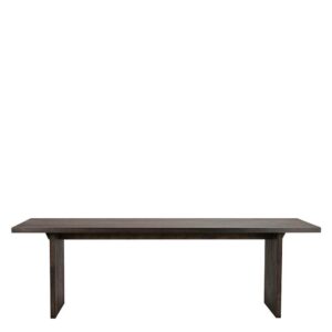 TopDesign Massiver Esszimmer Tisch 240 cm breit Wangen Gestell