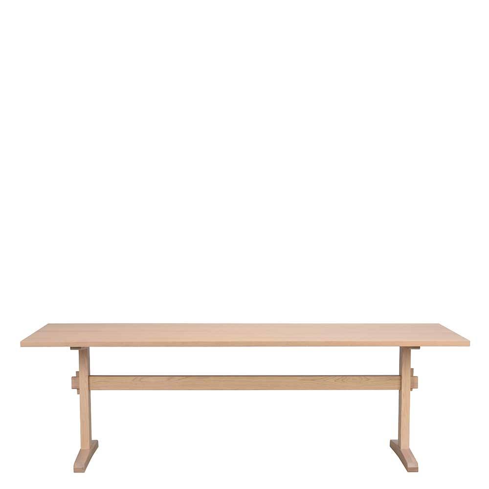 TopDesign Tisch Esszimmer in Holz White Wash Landhausstil