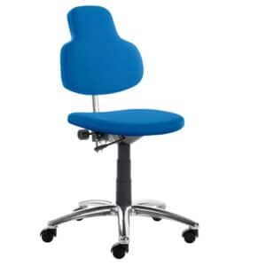 PerfectFurn Ergonomischer Bürostuhl in Blau verstellbarer Rückenlehne