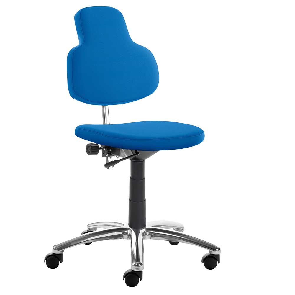 PerfectFurn Ergonomischer Bürostuhl in Blau verstellbarer Rückenlehne