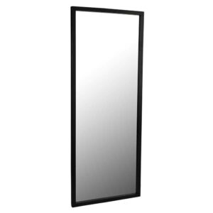 TopDesign Schwarzer Garderoben Spiegel 60 cm breit die Wandmontage