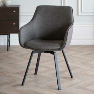 TopDesign Esstisch Stühle im Skandi Design Gestell aus Metall (2er Set)
