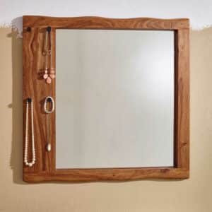 Möbel4Life Baumkanten Spiegel im rustikalen Stil die Wandmontage
