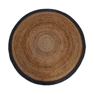 Möbel Exclusive Jute Teppich in Beige und Grau Landhausstil