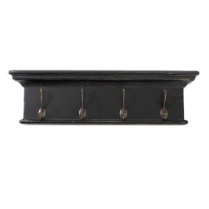 Life Meubles Vintage Garderobe in Schwarz 70 cm breit