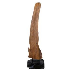 Möbel Exclusive Holz Deko Figur aus Teak Massivholz und Metall Landhausstil