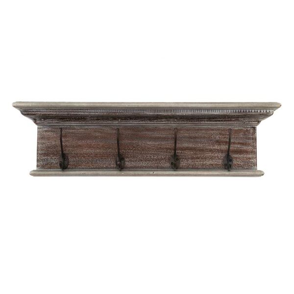 Life Meubles Wandgarderobe aus Mahagoni White Wash 70 cm breit