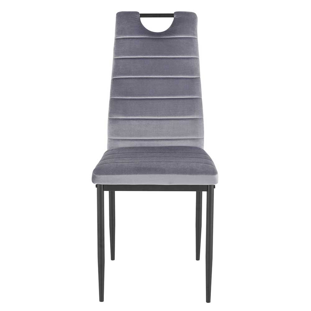 Möbel4Life Esstisch Stühle mit Gestell aus Metall hoher Lehne (Set)