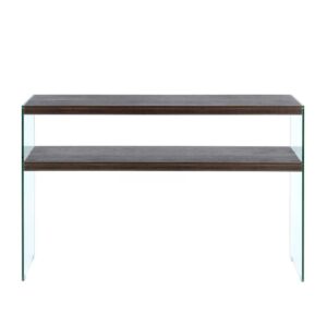 Doncosmo Flur Tisch in Nussbaumfarben 110 cm breit