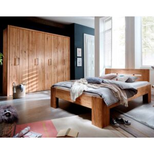 Dreaming Forest Massivholzschlafzimmer aus Wildeiche geölt modern (zweiteilig)