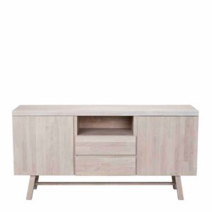 TopDesign Esszimmer Sideboard aus Eiche White Wash 160 cm