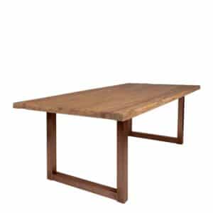 Möbel Exclusive Esszimmer Tisch aus Teak Recyclingholz und Eisen Loft Design