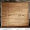 Möbel4Life Kleiderschrank Massivholz aus Wildeiche vier Drehtüren