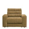 Basilicana Wohnzimmer Sessel in Goldfarben Vintage Strukturstoff