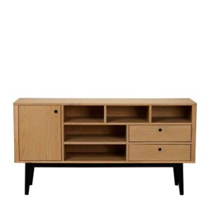 TopDesign Retro Sideboard Eiche furniert 150 cm breit