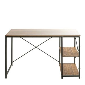Tollhaus Schreibtisch mit Seitenregal 120 x 60 cm