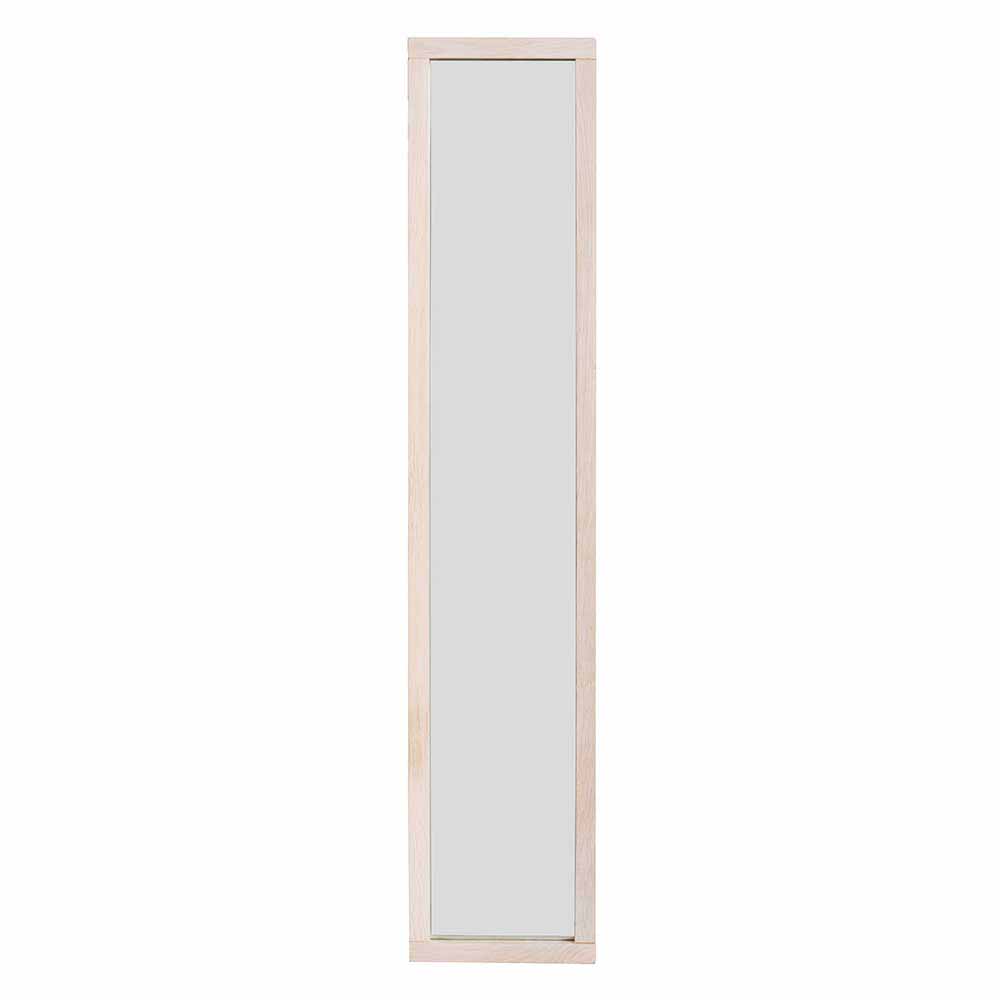 TopDesign Spiegel Schlüsselkasten aus Eiche Massivholz 90 cm hoch